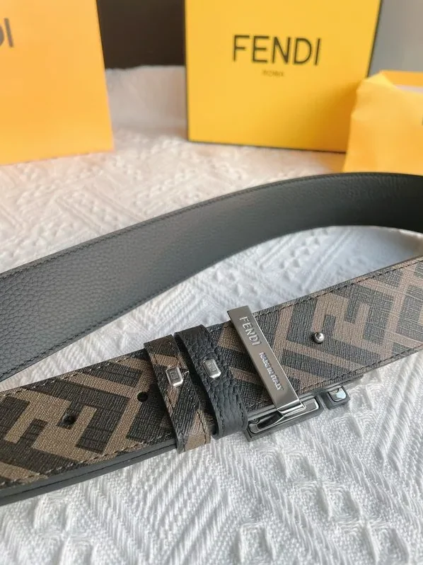 Fendi Belt Gray
