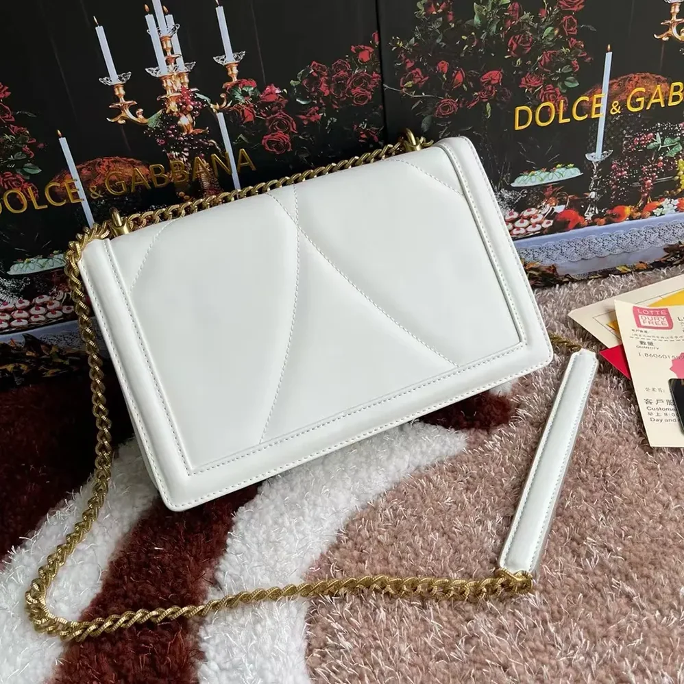 Dolce Gabbana D&G Medium Devotion Bag Quilted Nappa Leather for Women Dolce Gabbana D&G Medium Devotion Bag Quilted Nappa Leather for Women
