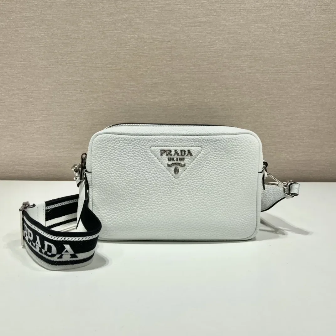 Prada Bag With Shoulder Strap White Prada Bag With Shoulder Strap White