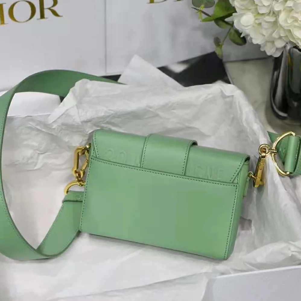 Dior 30 Montaigne Box Bag Mint Green Box Calfskin for Women