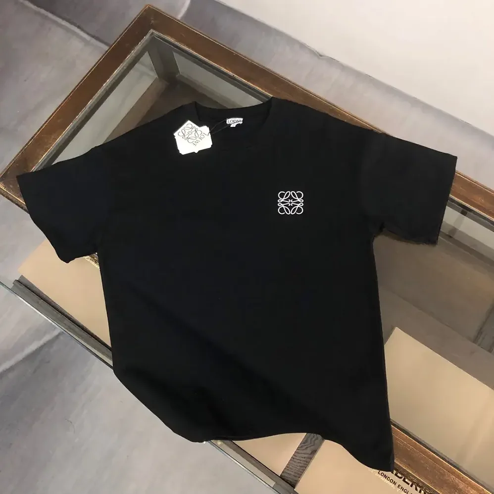 Loewe Regular Fit T-shirt in Cotton for Men in Black Loewe Regular Fit T-shirt in Cotton for Men in Black