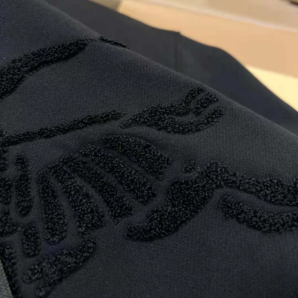 Burberry EKD Cotton Hoodie for Men in Black