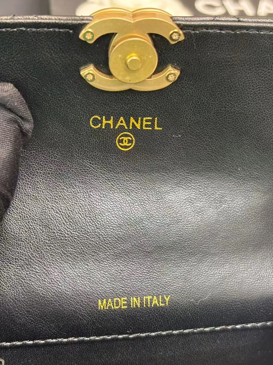 Chanel CO-CO Clutch With Chain in Gold Toned Hardware Black Chanel CO-CO Clutch With Chain in Gold Toned Hardware Black