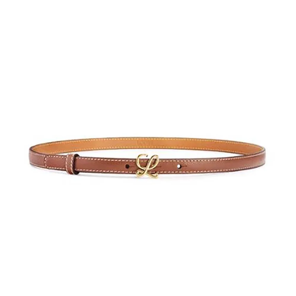 Loewe Belt in Smooth Calfskin for Women in Brown