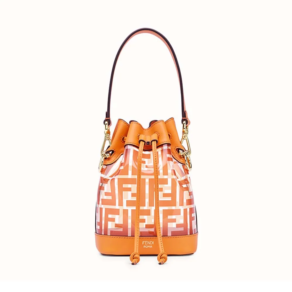 Fendi MON TRESOR PU Mini-Bag for Women in Orange Fendi MON TRESOR PU Mini-Bag for Women in Orange