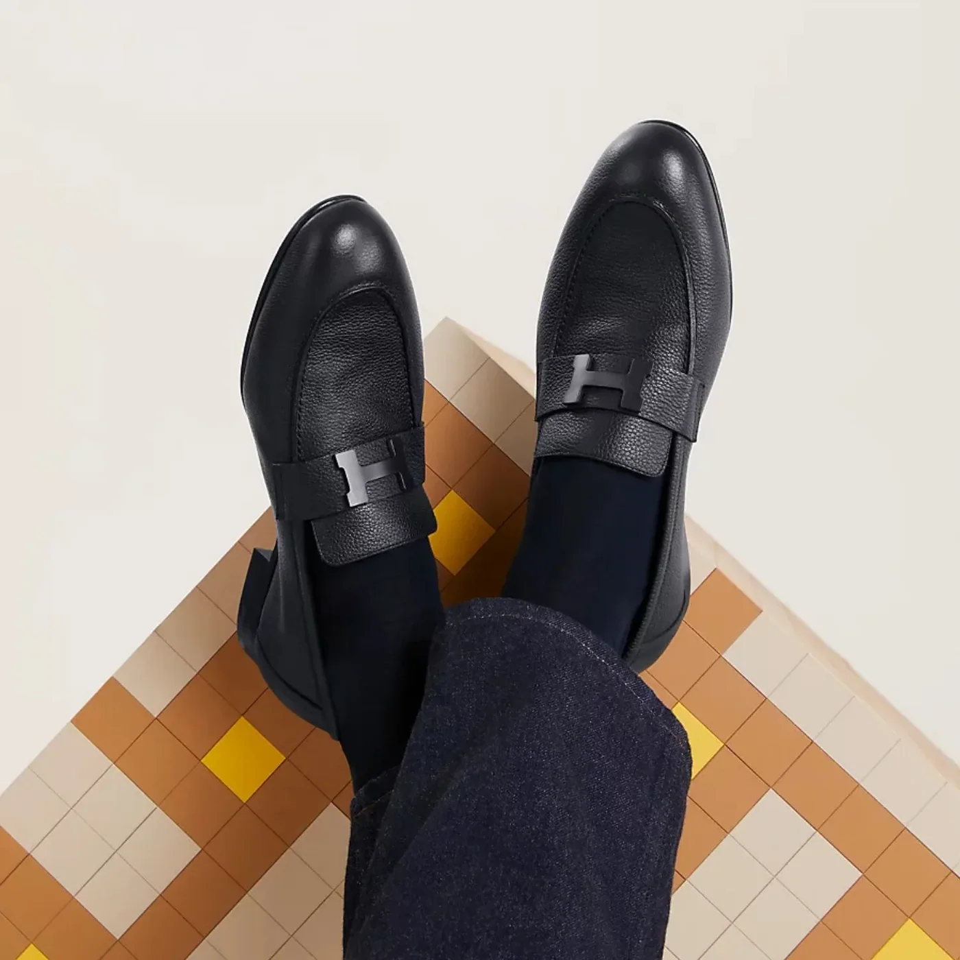 Hermes Paris Loafers Black Hermes Paris Loafers Black