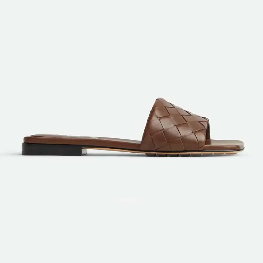 Bottega Veneta Parco Flat Mule for Women in Tan
