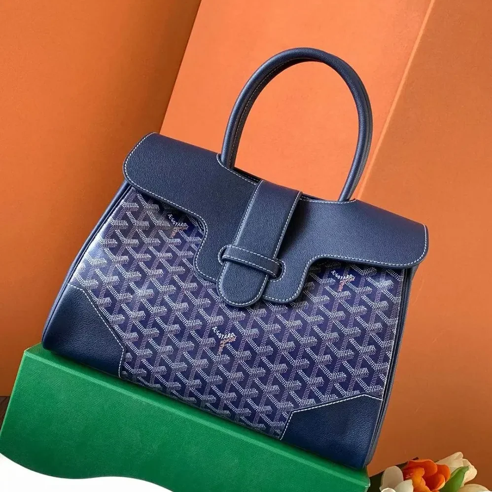 Goyard Saïgon Tote Bag for Women in Navy