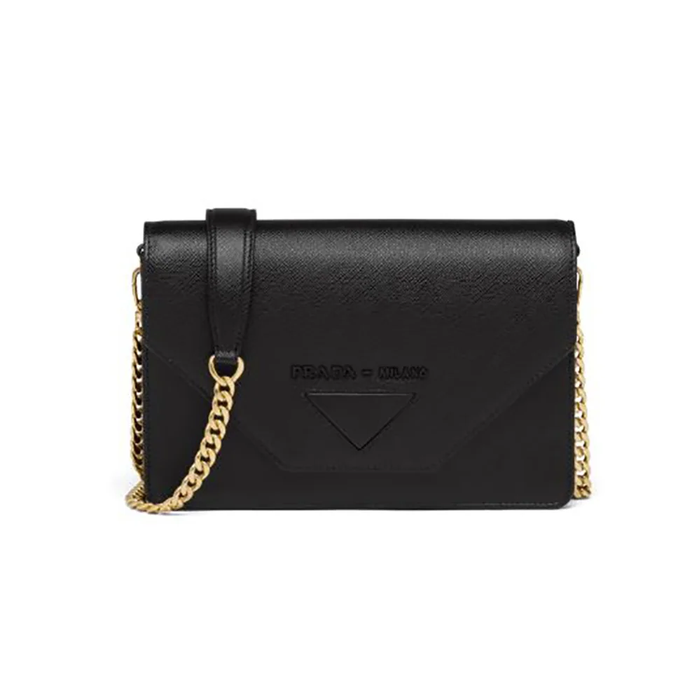 Prada Leather Mini-Bag for Women in Black Prada Leather Mini-Bag for Women in Black