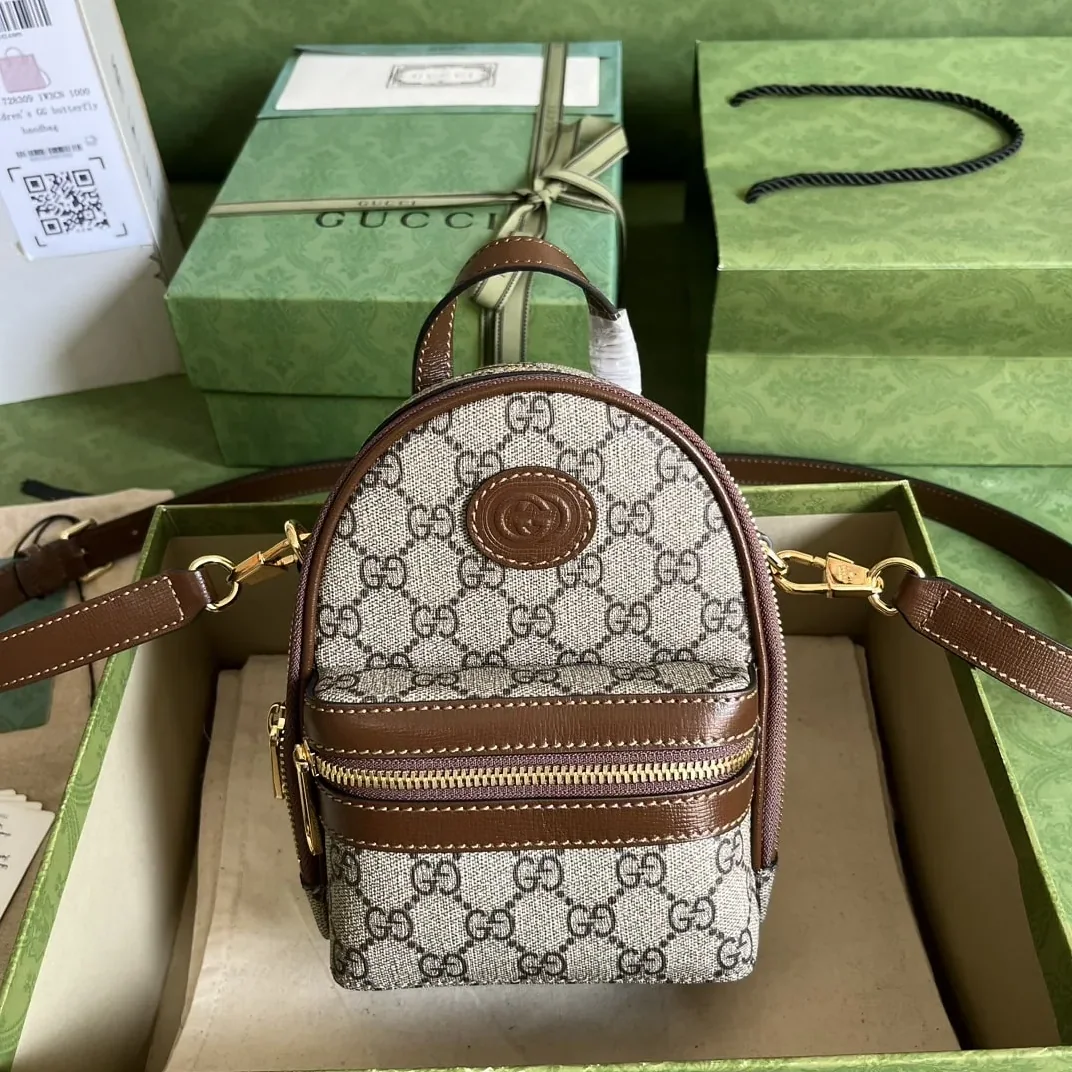 Gucci Multi in Function Bag Brown /
