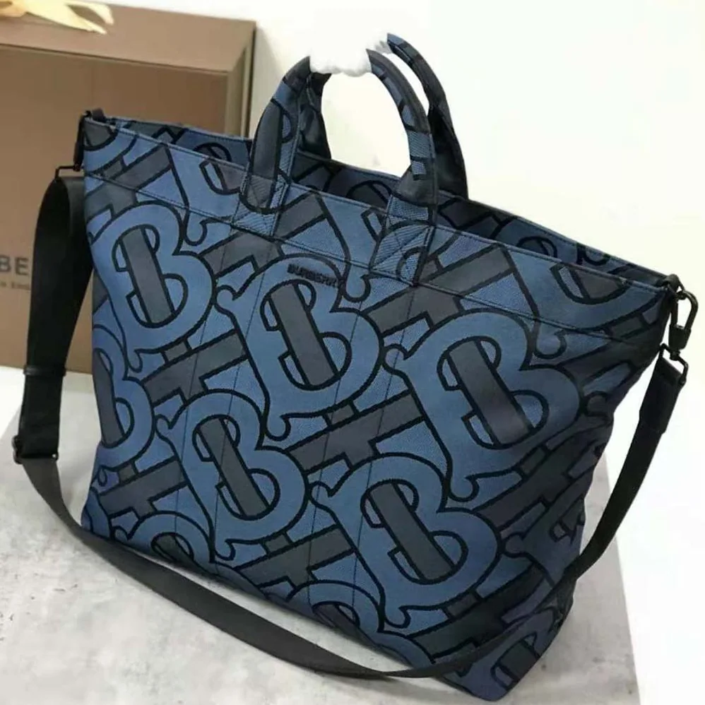 Burberry Ormond Tote with Raised Burberry Lettering for Men