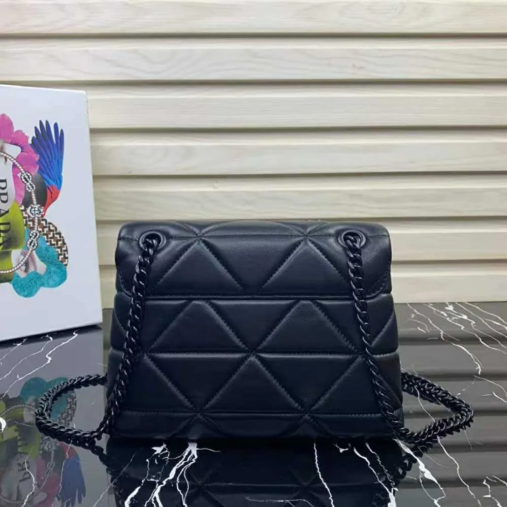 Prada Small Nappa Leather Prada Spectrum Bag for Women in Black
