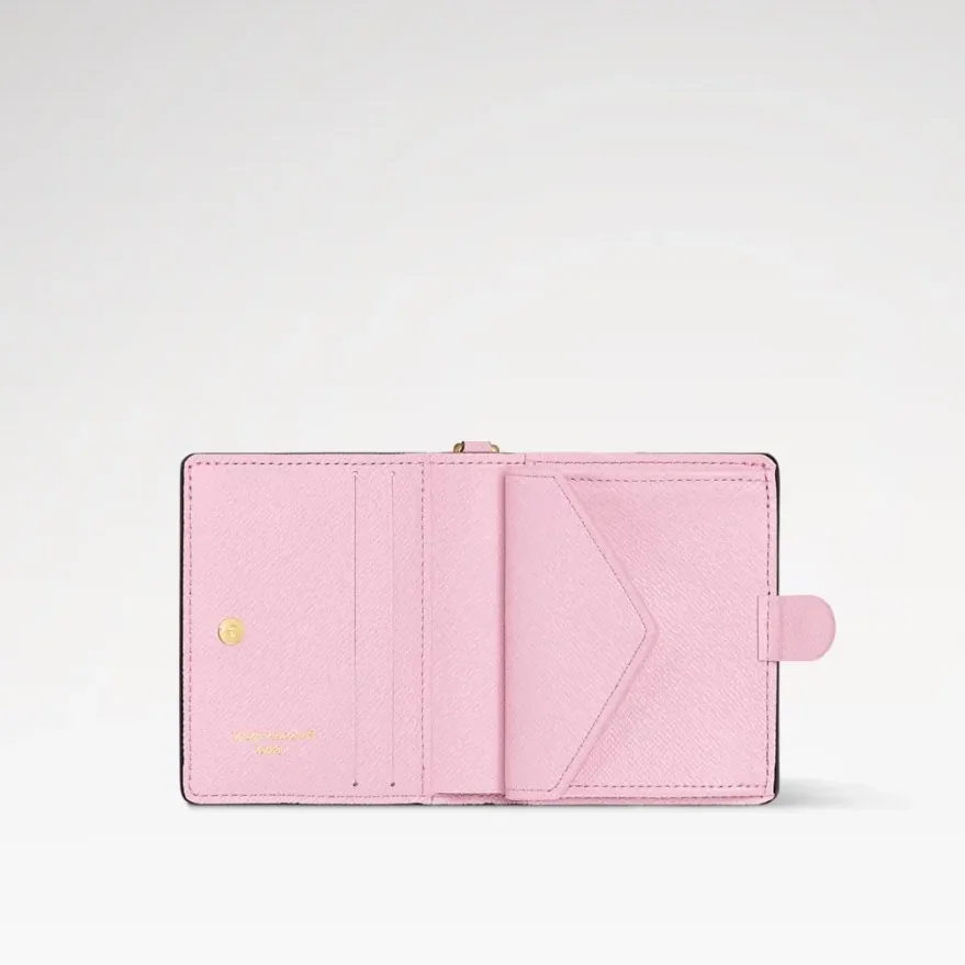 Louis Vuitton LV Charms Pocket Wallet Monogram in Pink /