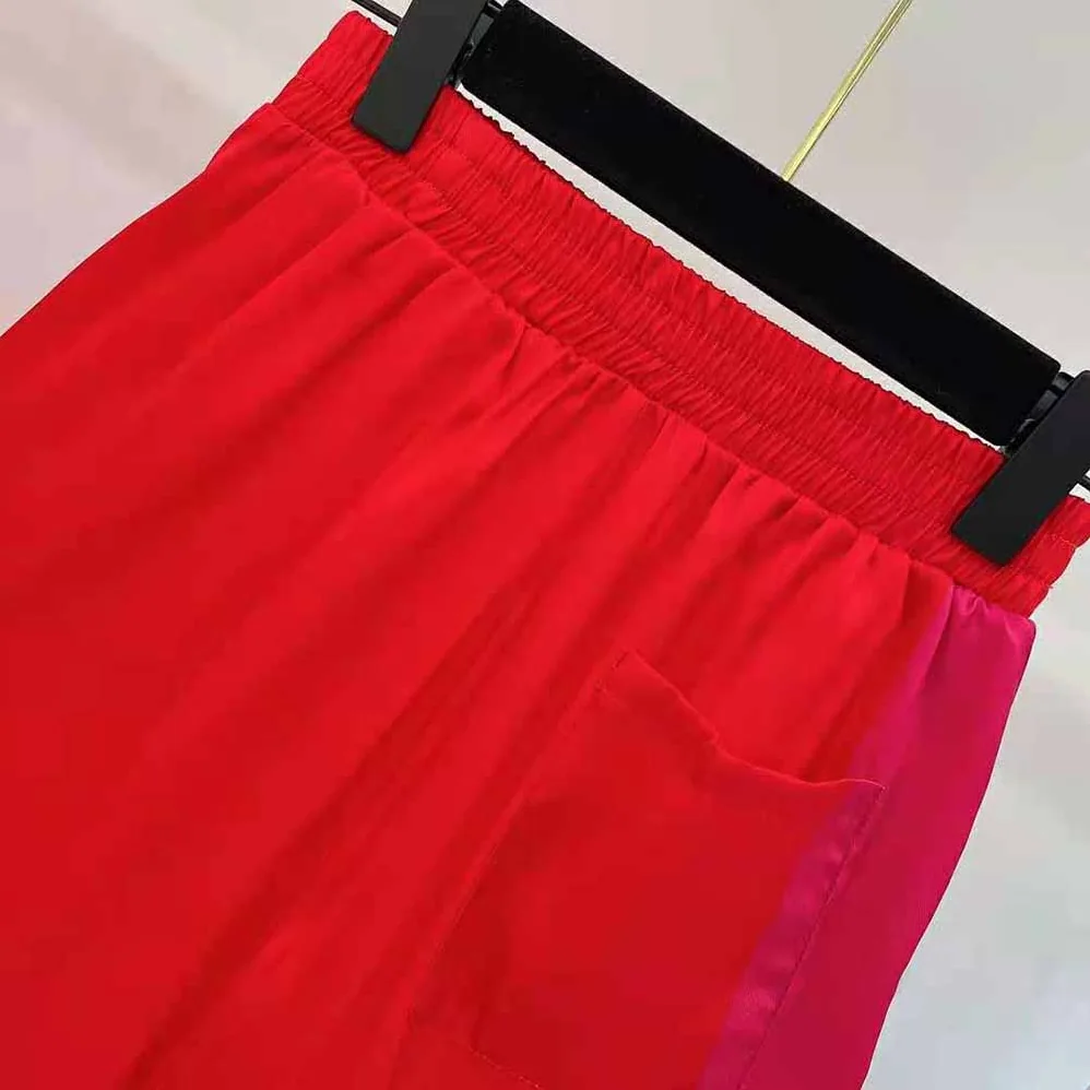Dior Chez Moi Shorts Bright Pink and Pink Silk Twill for Women