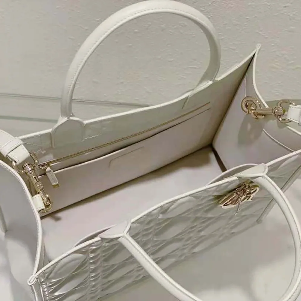 Dior Medium Dior Book Tote Latte Macrocannage Calfskin for Women Dior Medium Dior Book Tote Latte Macrocannage Calfskin for Women
