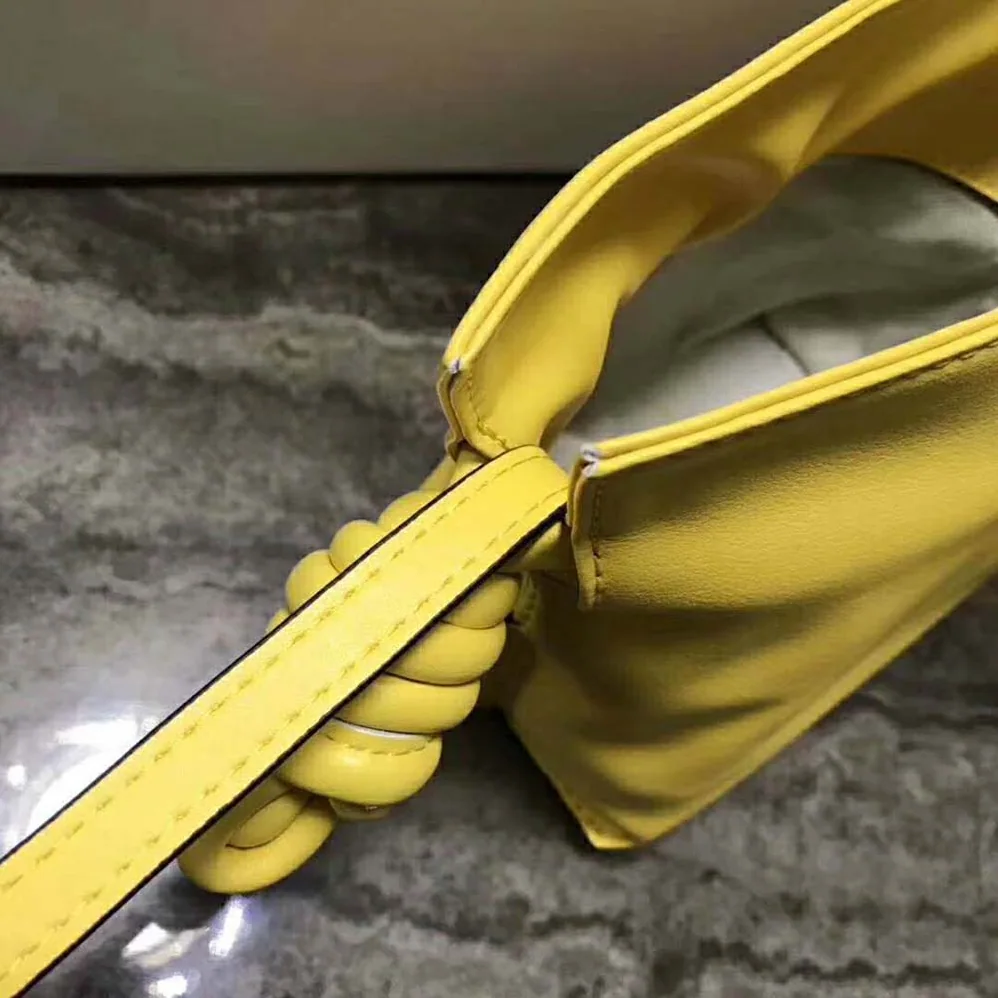 Loewe Flamenco Knot Mini Bag in Nappa Leather for Women in Yellow