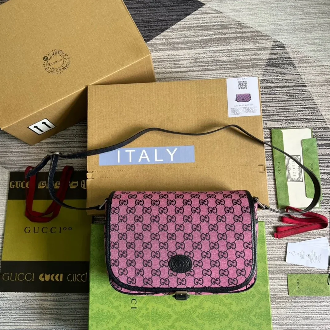 Gucci Gucci Childrens GG Multicolor Messenger Bag / Gucci Gucci Childrens GG Multicolor Messenger Bag /
