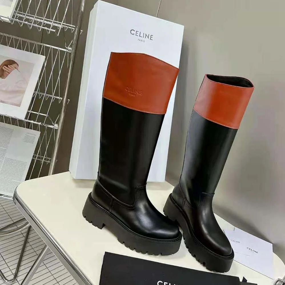 Celine Bulky High Boot in Calfskin for Women Celine Bulky High Boot in Calfskin for Women