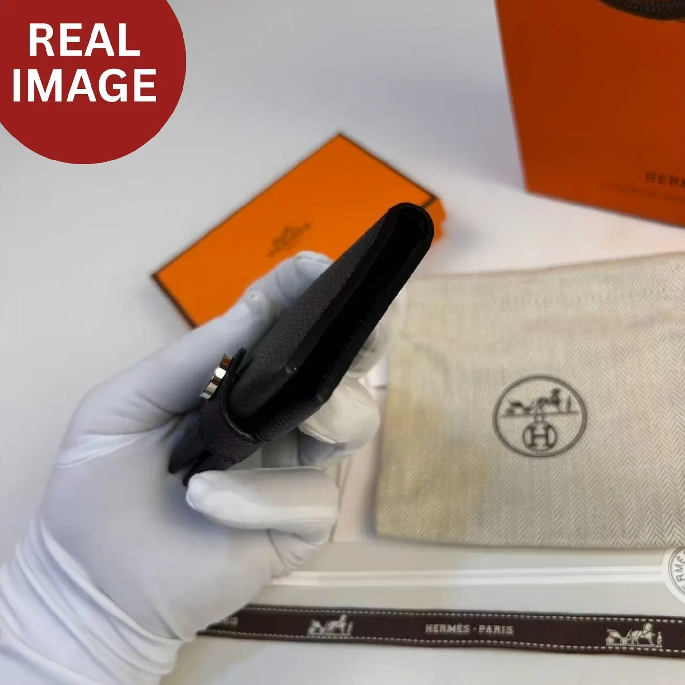 Hermes R.M.S Card Holder Noir /