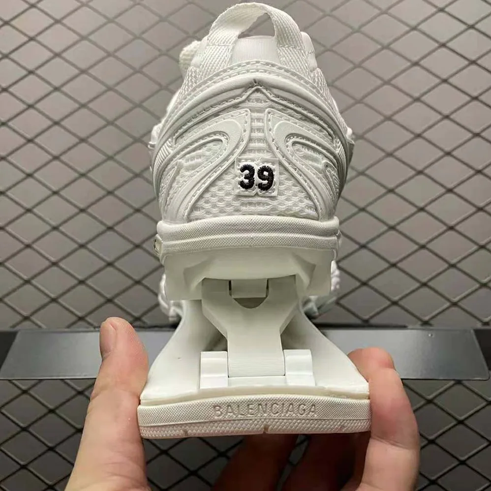 Balenciaga X-Pander Sneaker in White Mesh and Nylon for Women Balenciaga X-Pander Sneaker in White Mesh and Nylon for Women