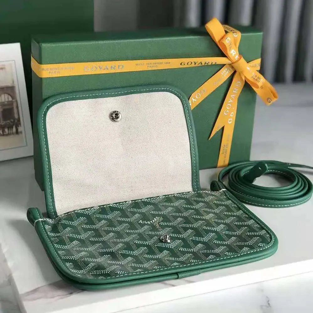 Goyard Plumet Pocket Wallet for Women in Green
