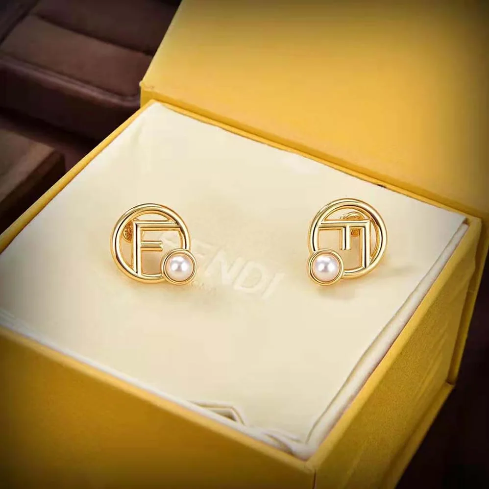 Fendi F is Fendi Earrings Gold for Women in colored Metal Fendi F is Fendi Earrings Gold for Women in colored Metal