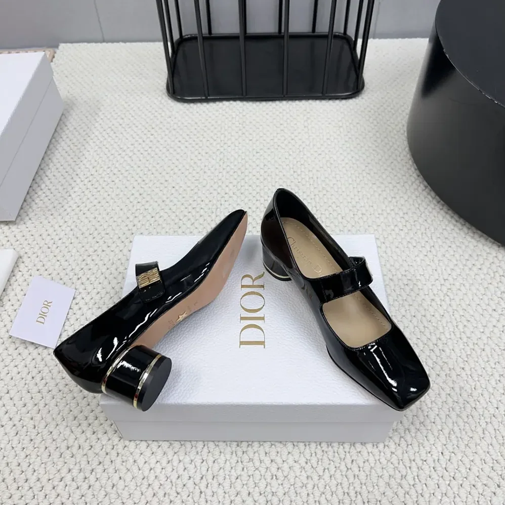 Dior Miss Dior Pump Black Patent Calfskin for Women Dior Miss Dior Pump Black Patent Calfskin for Women