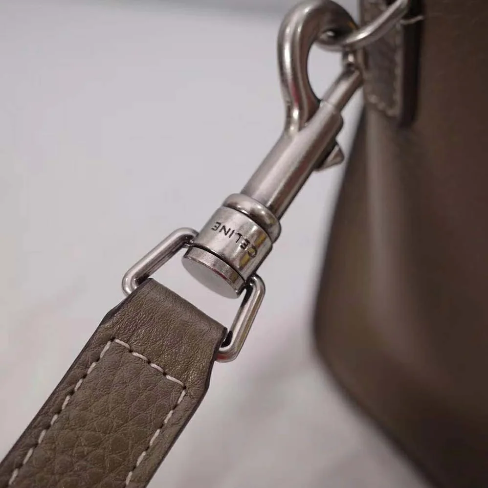 Celine Mini Luggage Handbag in Baby Drummed Calfskin for Women in Brown Celine Mini Luggage Handbag in Baby Drummed Calfskin for Women in Brown