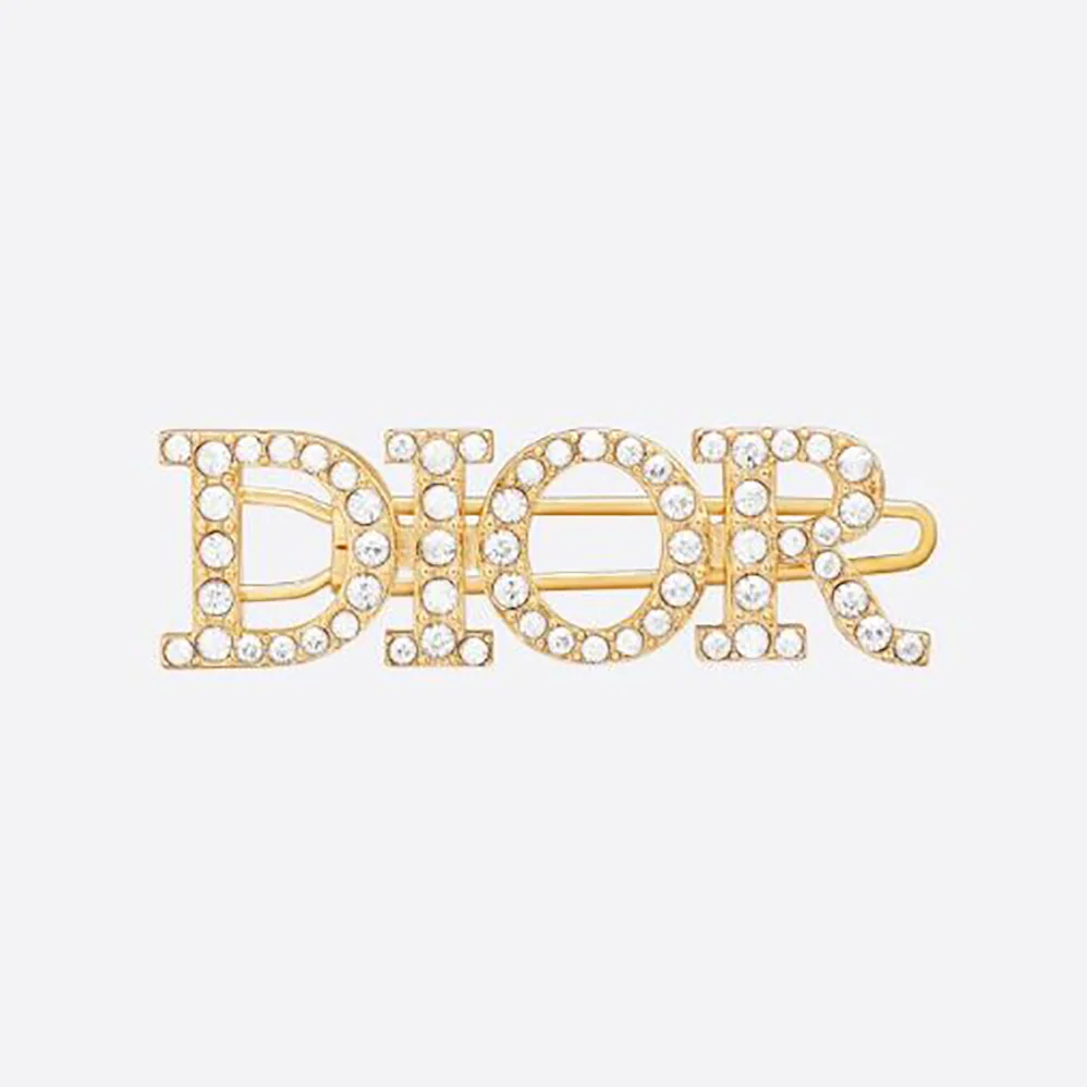 Dior Dio(r)evolution Barrette Gold for Women in Finish Metal Dior Dio(r)evolution Barrette Gold for Women in Finish Metal