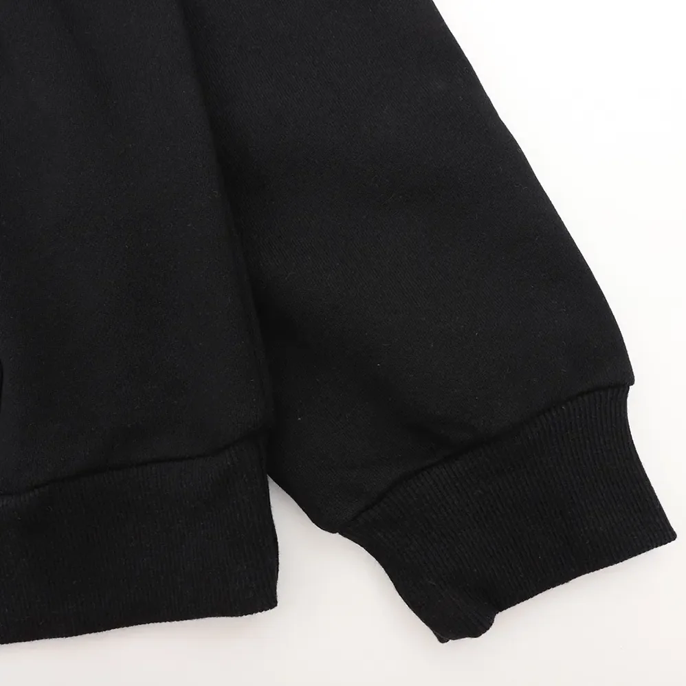 Celine Loose Hoodie in Cotton Fleece for Men in Black Celine Loose Hoodie in Cotton Fleece for Men in Black