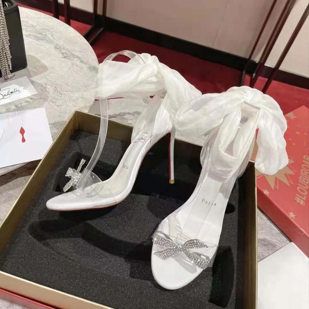 Christian Louboutin Astrinodo 100 mm Heel Height for Women in White