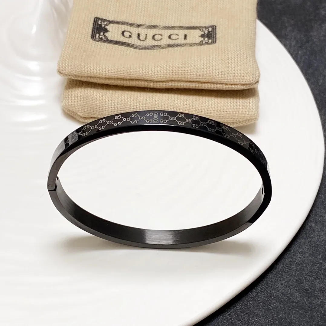 Gucci Double G Bracelet Black Gucci Double G Bracelet Black