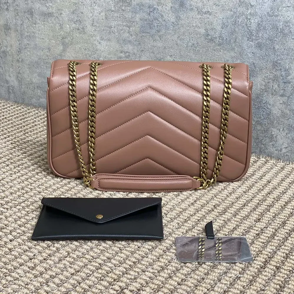 Saint Laurent YSL Loulou Medium in Matelasse Lambskin-801439AAEAX5036 for Women Saint Laurent YSL Loulou Medium in Matelasse Lambskin-801439AAEAX5036 for Women