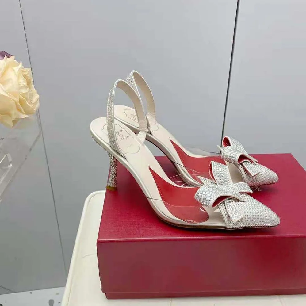 Roger Vivier I Love Vivier Bow Strass Pumps in PVC for Women