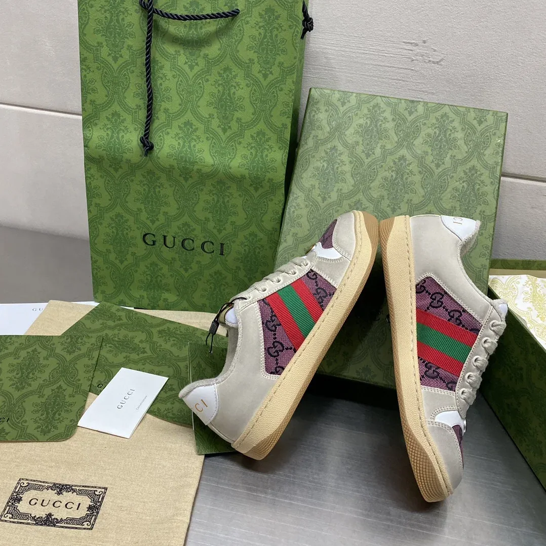 Gucci Screener GG Sneaker Cream Gucci Screener GG Sneaker Cream