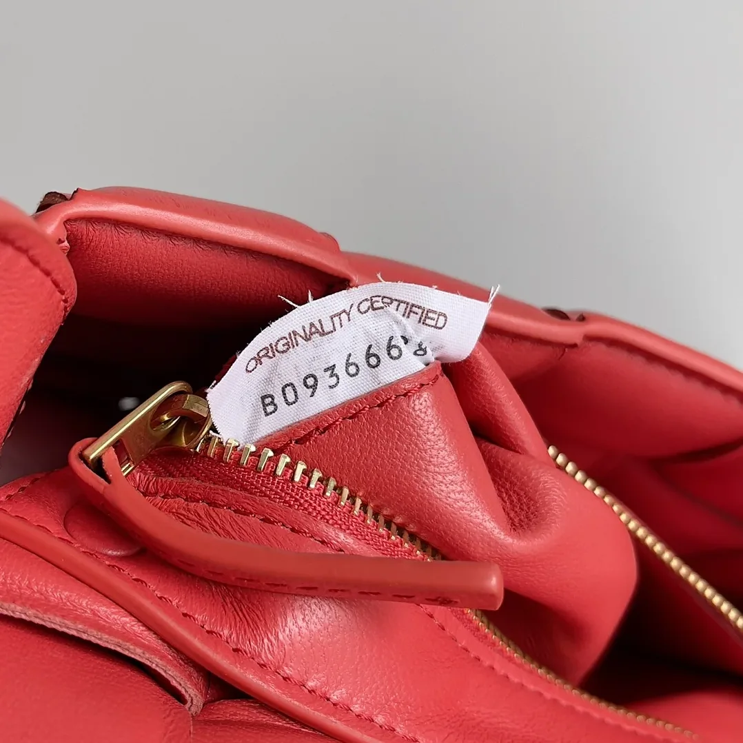 Bottega Veneta Small Padded Cassette Red