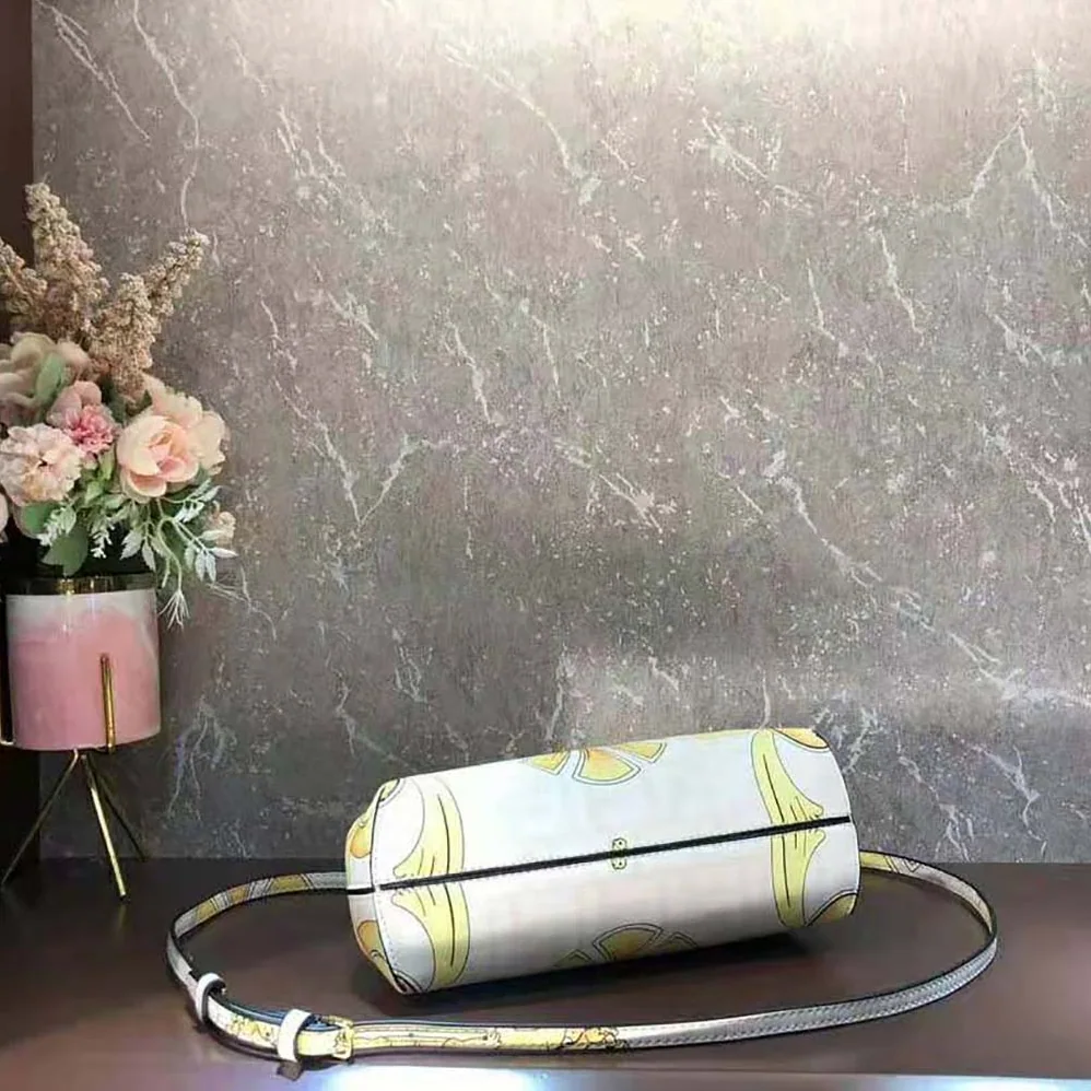 Fendi First Small Fendace White Printed Silk Bag for Women Fendi First Small Fendace White Printed Silk Bag for Women
