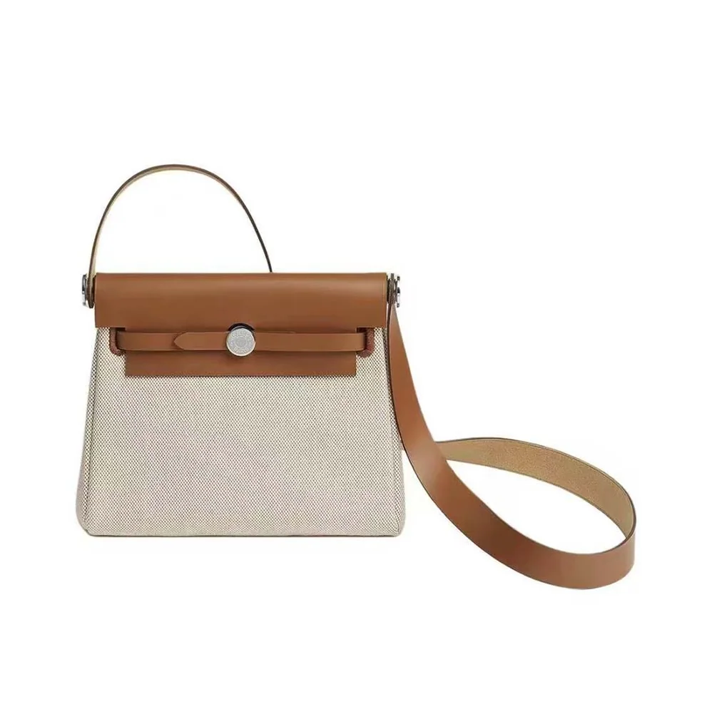 Hermes Herbag Zip 20 Bag for Women in Brown