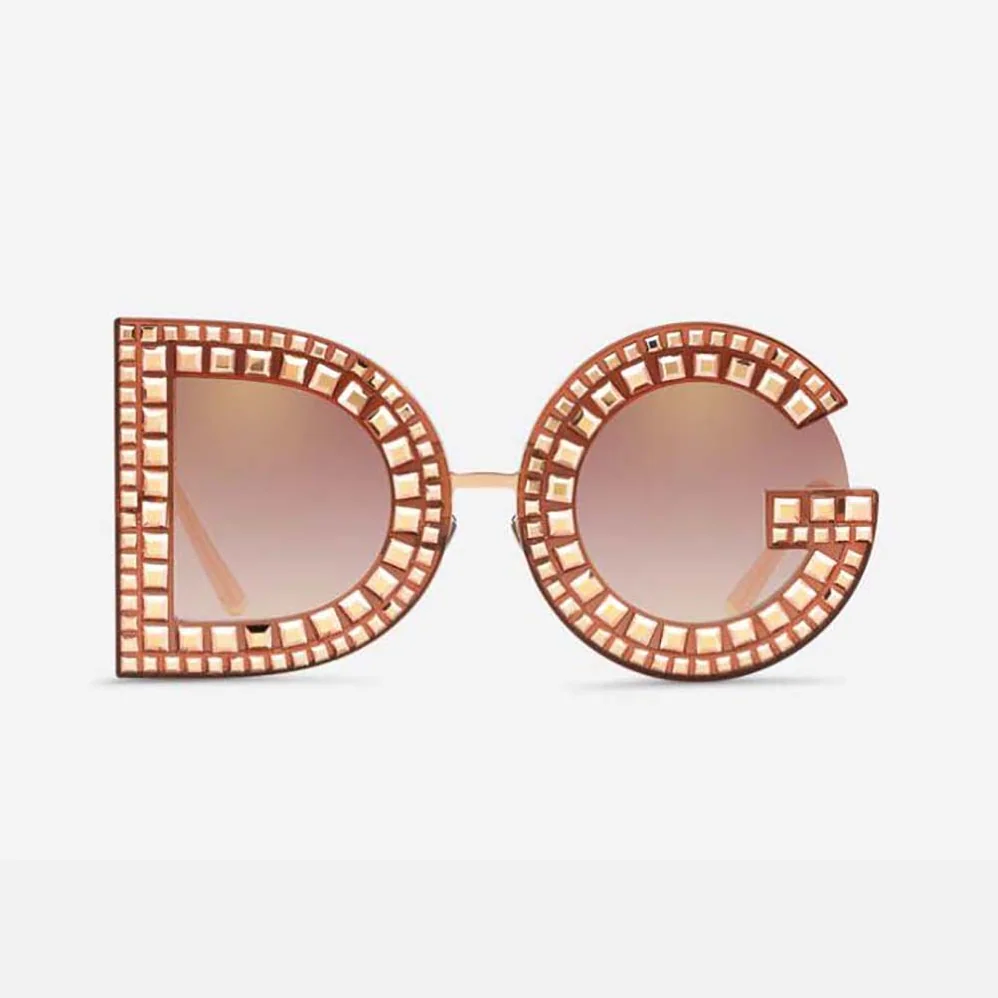 Dolce Gabbana D&G DG Glitter Sunglasses for Women in Pink Dolce Gabbana D&G DG Glitter Sunglasses for Women in Pink
