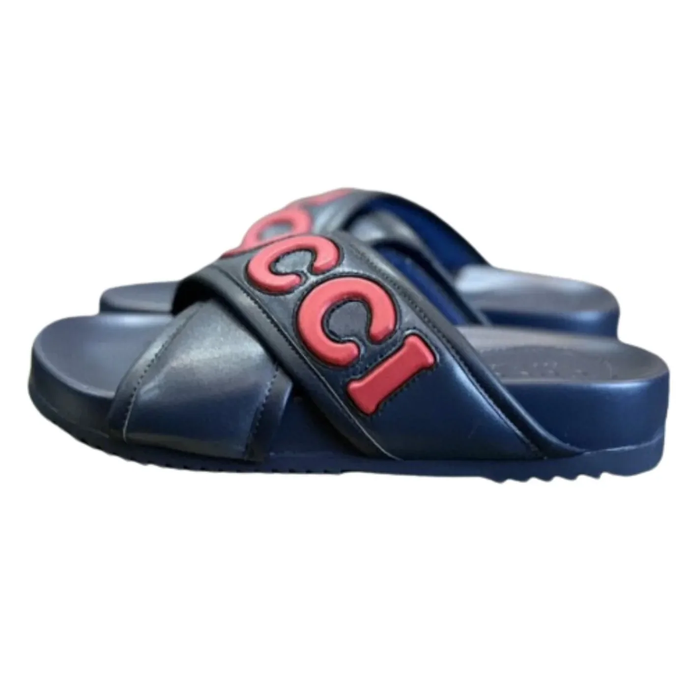 Gucci Sandal Navy Blue for Men