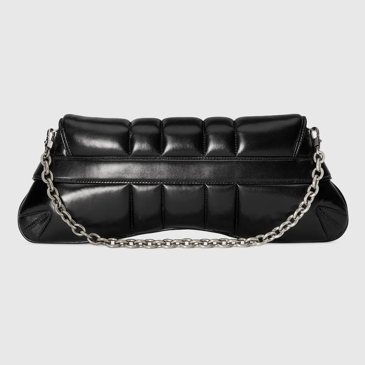 Gucci Horsebit Chain Medium Shoulder Bag Black 15 Inches/ Gucci Horsebit Chain Medium Shoulder Bag Black 15 Inches/