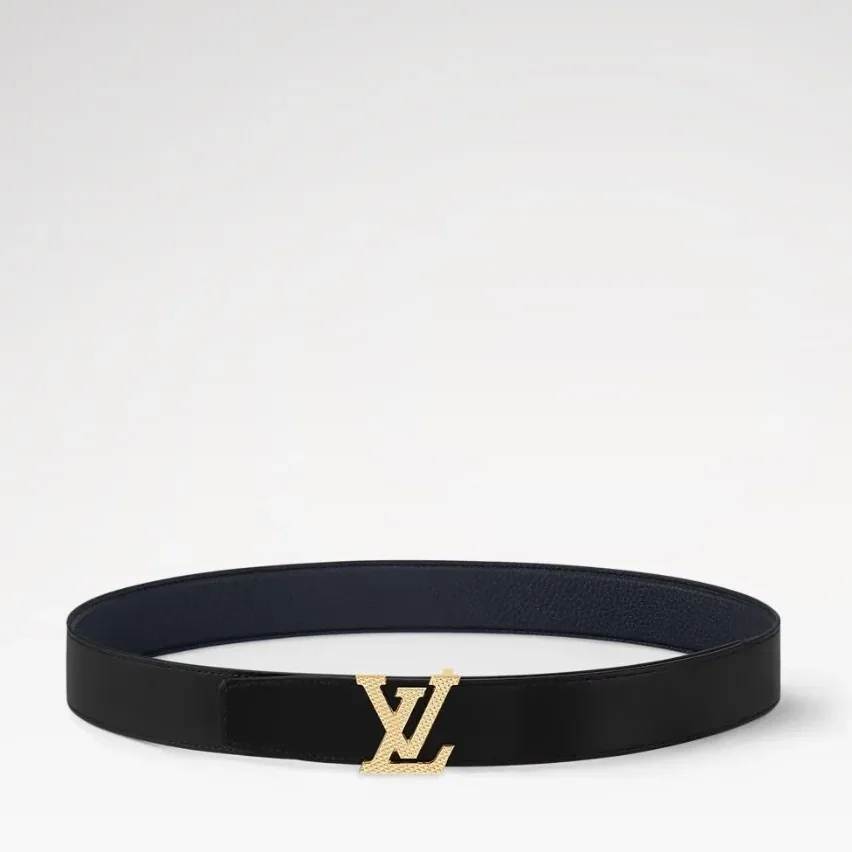 Louis Vuitton LV Heritage Reversible Belt Black