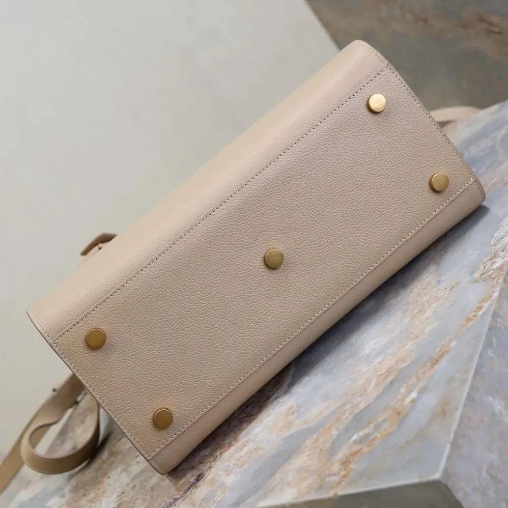 Saint Laurent YSL Small Sac De Jour In Supple Grained Leathe for Women in Beige Saint Laurent YSL Small Sac De Jour In Supple Grained Leathe for Women in Beige