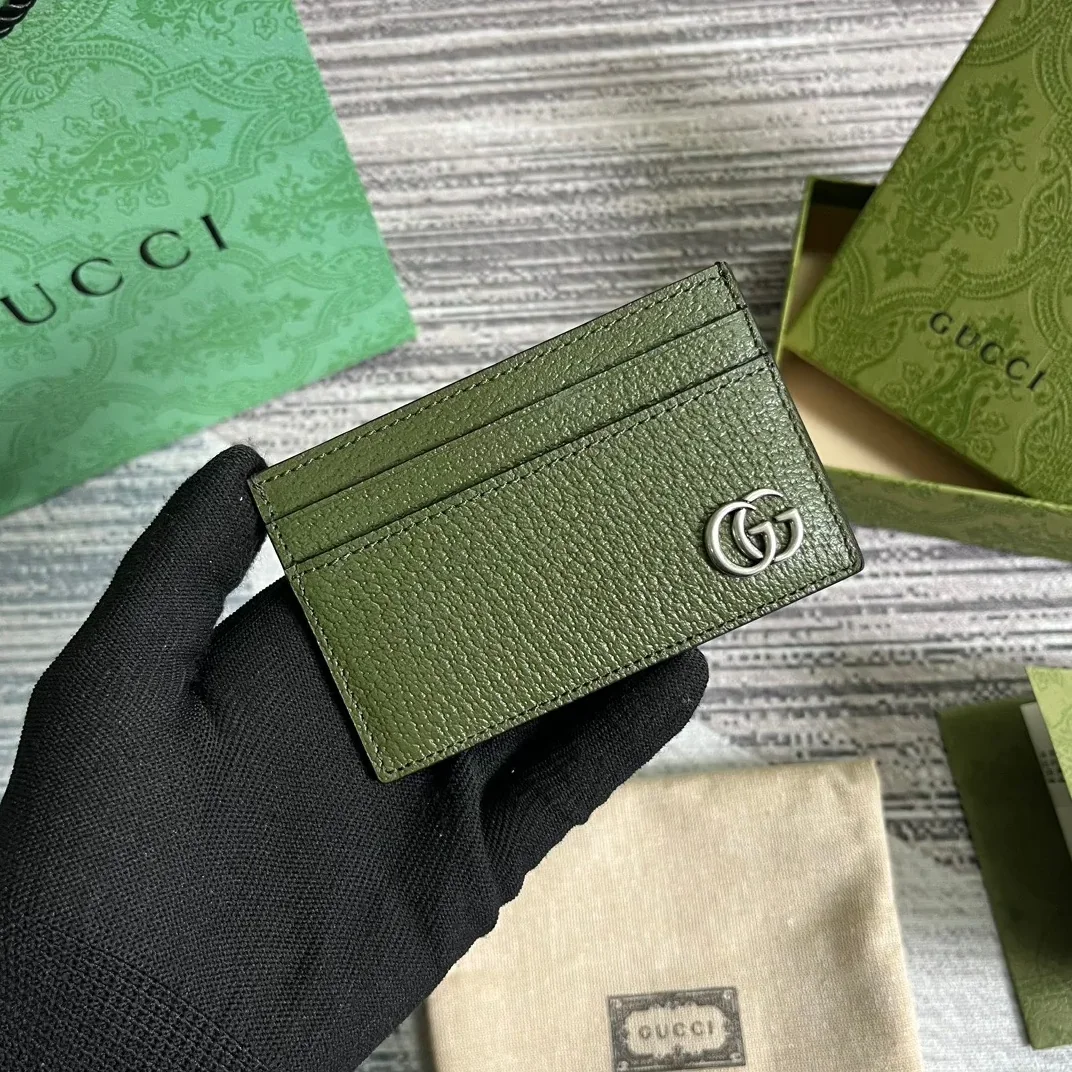 Gucci GG Marmont Card Case Green /