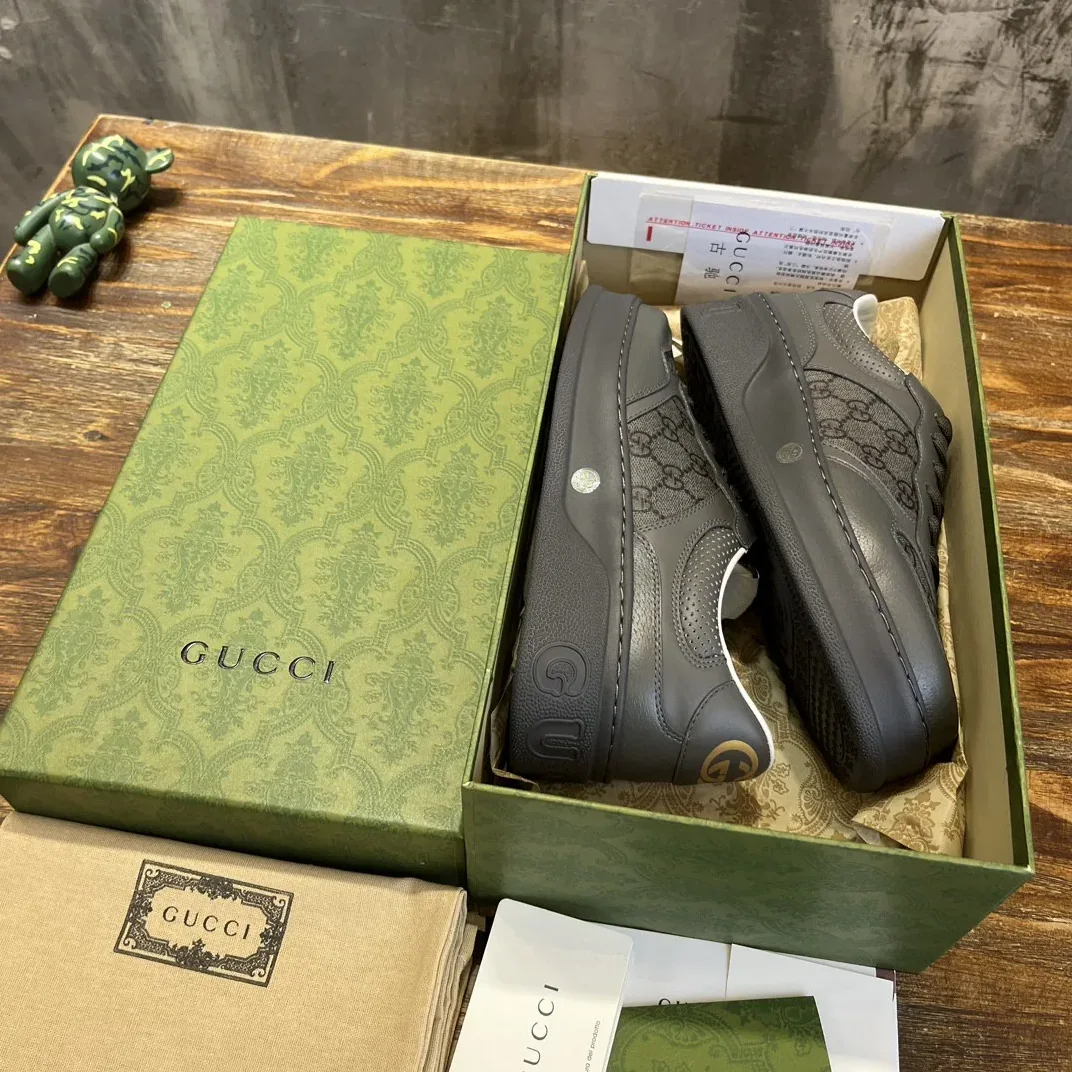 Gucci Screener GG Sneaker Dark Grey Gucci Screener GG Sneaker Dark Grey