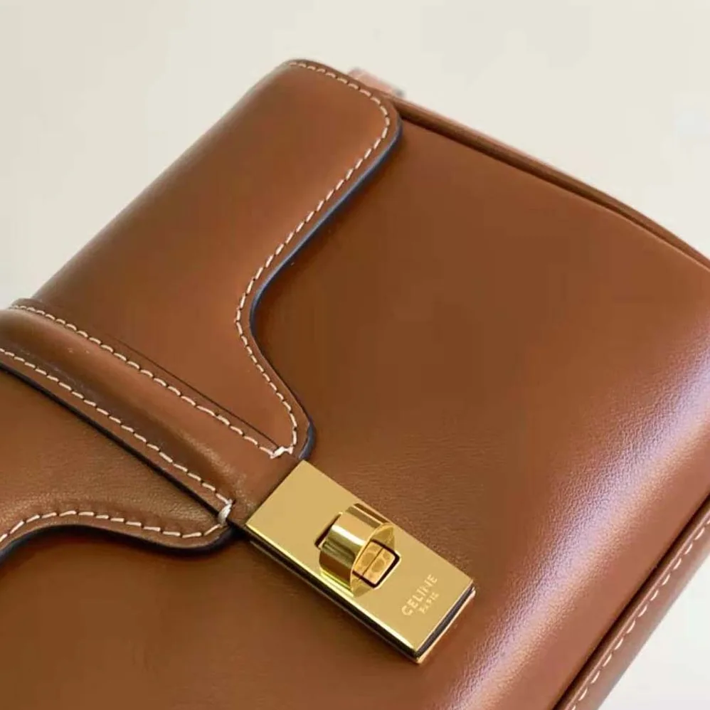 Celine Mini Soft 16 in Smooth Calfskin for Women in Brown Celine Mini Soft 16 in Smooth Calfskin for Women in Brown