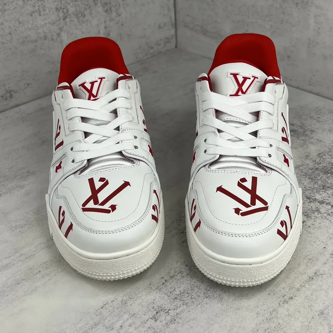 Louis Vuitton LV Trainer Sneaker Red for Women
