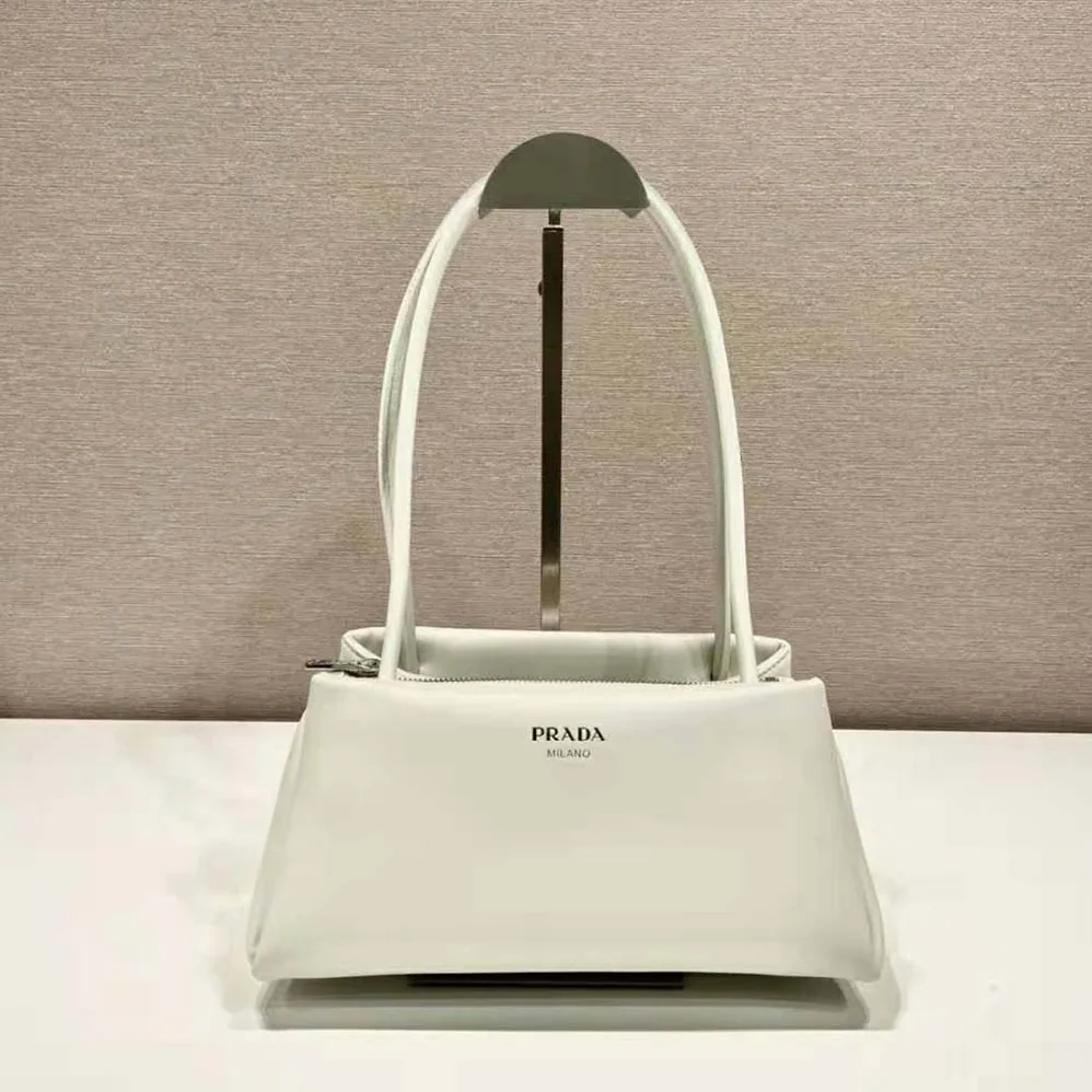 Prada Small Leather Bag for Women in White