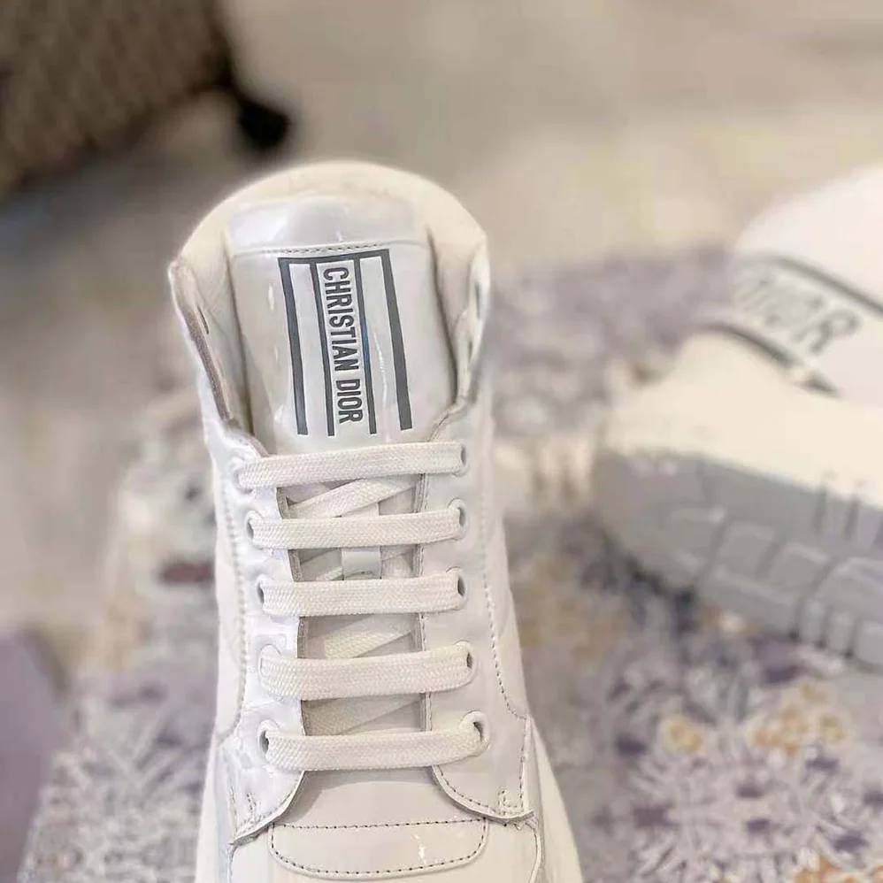 Dior D-Player Sneaker White Quilted Nylon for Women Dior D-Player Sneaker White Quilted Nylon for Women