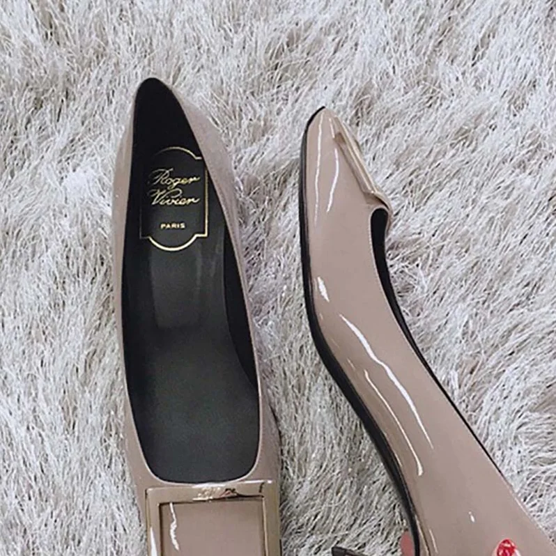 Roger Vivier Belle Vivier Trompette Pumps Patent Leather-4.5cm for Women